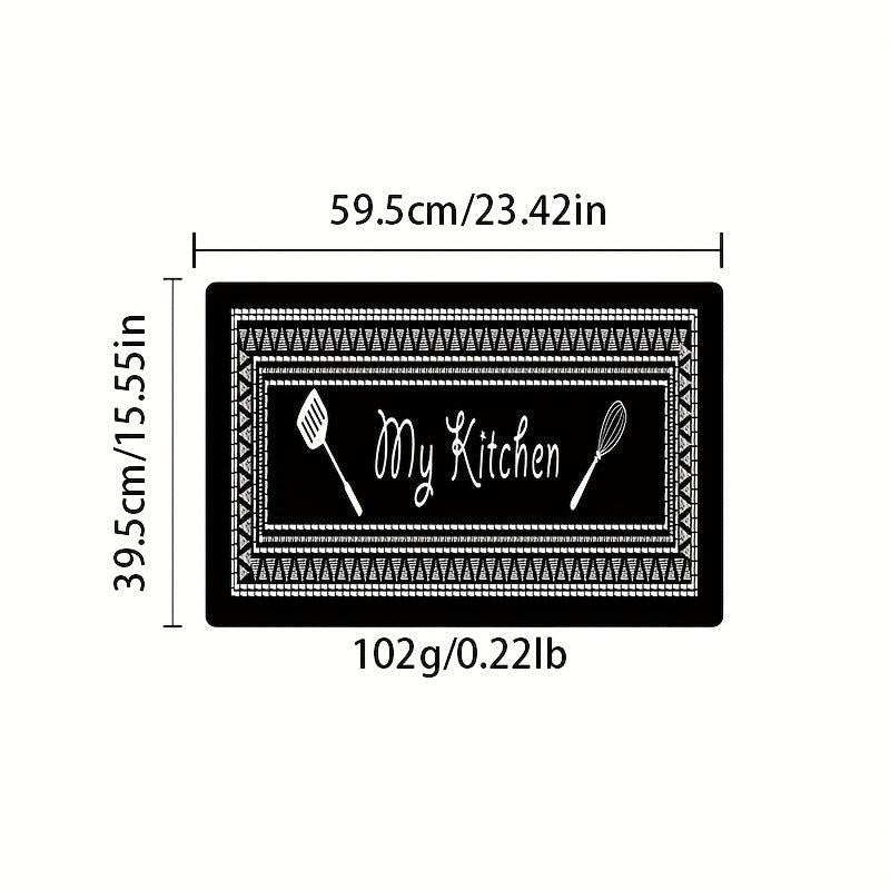 1pc Kitchen Rug My Kitchen Printing Floor Mat