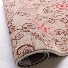Red Vintage Non Slip Kitchen Rugs - Boho Anti Fatigue Carpet Mat