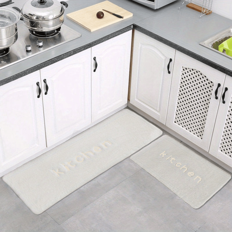 Soft Thickened Kitchen Floor Mat Waterproof Non-slip Entrance Doormat
