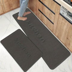 Soft Thickened Kitchen Floor Mat Waterproof Non-slip Entrance Doormat