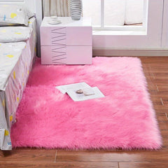Plush Area Rug Living Room Mat Non slip Kitchen Rug Home Decor