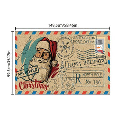 Non Slip Christmas Doormat Indoor Outdoor Entrance Mat Machine Washable Xmas