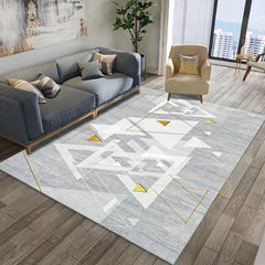 Modern Geometric Area Rug with Soft Carpet for High Traffic