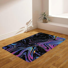 Abstract Fantasy Flannel Rug Non-slip Floor Mat