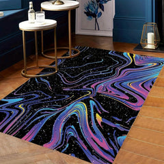 Abstract Fantasy Flannel Rug Non-slip Floor Mat