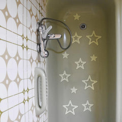 10 Clear Star Non Slip Bathtub Stickers Anti Slip Safety for Bathroom