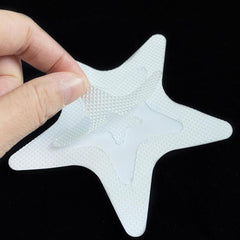 10 Clear Star Non Slip Bathtub Stickers Anti Slip Safety for Bathroom