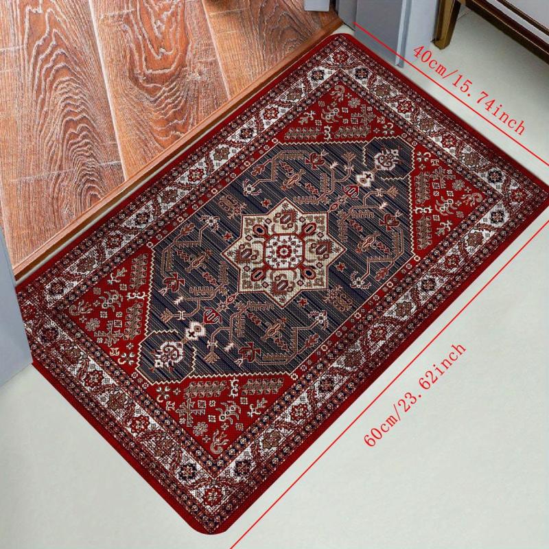 Vintage Boho Area Rugs Non-slip Stain Resistant Fluffy Rug
