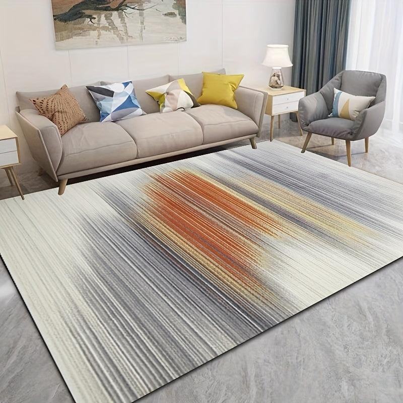 Modern Minimalist Area Rugs Soft Crystal Velvet Carpet TPR Anti slip Bottom