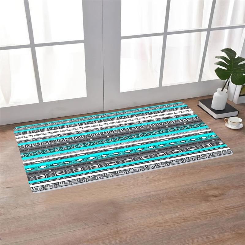 Bohemian Bathroom Carpet Kitchen Floor Mat Bath Mat