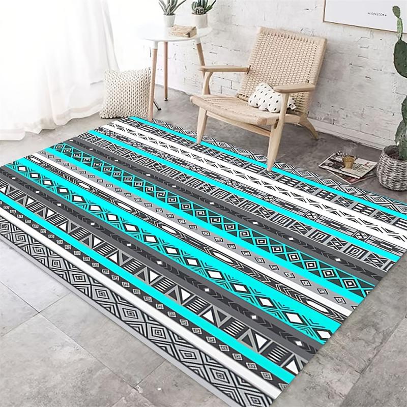 Bohemian Bathroom Carpet Kitchen Floor Mat Bath Mat