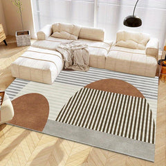 Stain Resistant Geometric Area Rug for Living Room, Dining Room, and Bedroom