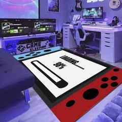 Video Gamer Area Non-slip Rug for Gaming Room Decor