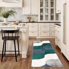 2'X10' Runner Rug Geometric Laundry Kitchen Mat Non Slip Machine Washable