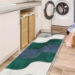 2'X10' Runner Rug Geometric Laundry Kitchen Mat Non Slip Machine Washable