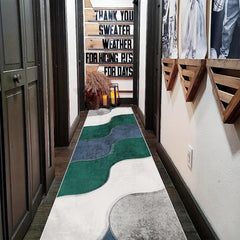 2'X10' Runner Rug Geometric Laundry Kitchen Mat Non Slip Machine Washable
