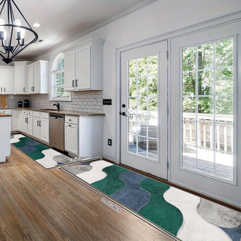 2'X10' Runner Rug Geometric Laundry Kitchen Mat Non Slip Machine Washable