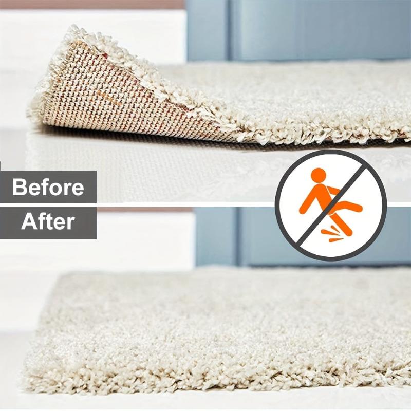 12pcs Triangle Rug Grippers Non Slip Carpet Double Sided Stickers