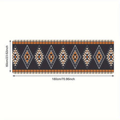 Geometric Print Kitchen Rug Non Slip Stylish Indoor Mat for Home Decor