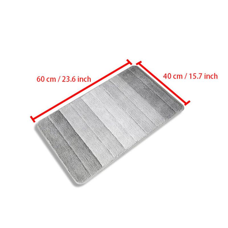 Soft Bath Mat Non Slip Bathroom Rug Quick Dry Machine Washable