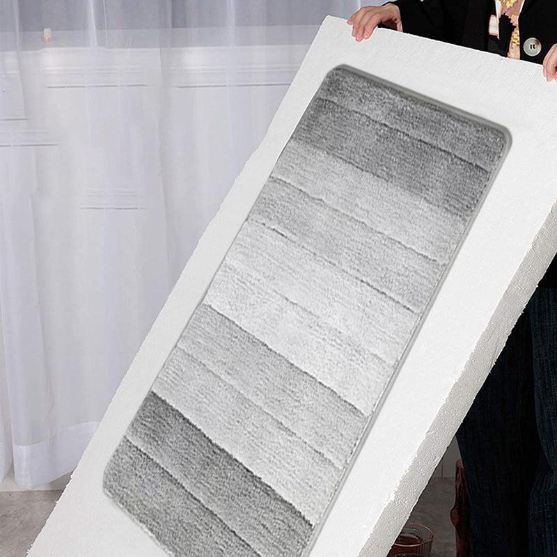 Soft Bath Mat Non Slip Bathroom Rug Quick Dry Machine Washable