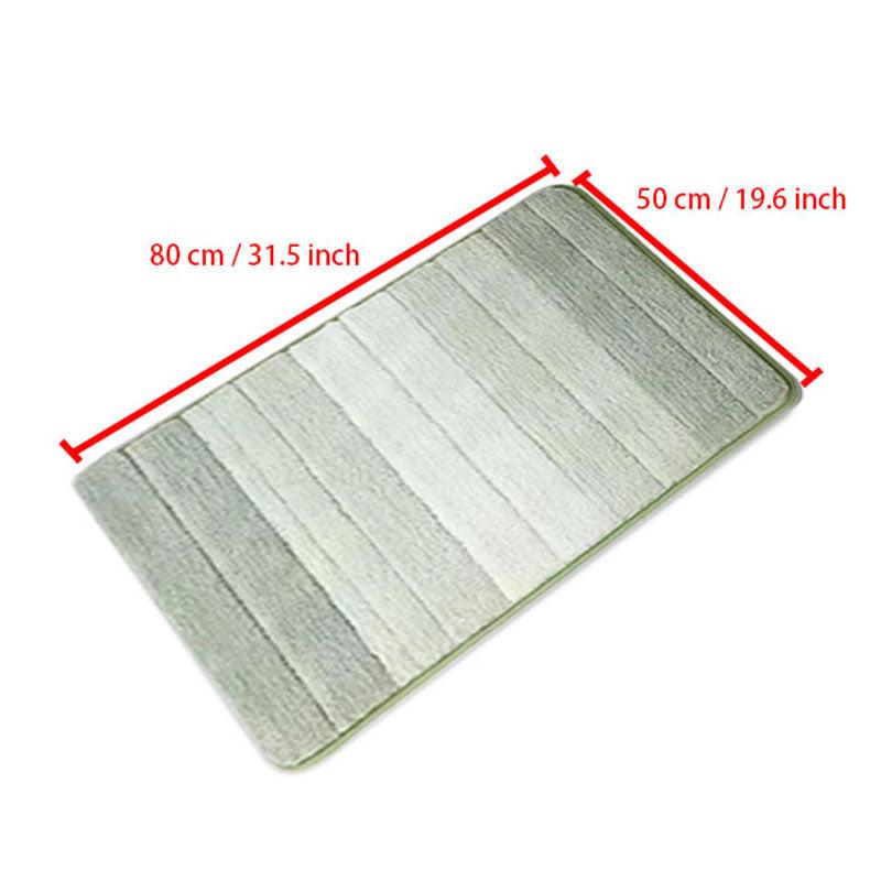Soft Bath Mat Non Slip Bathroom Rug Quick Dry Machine Washable