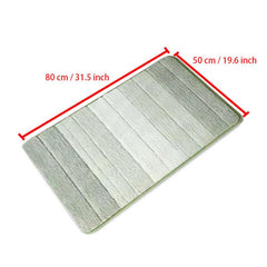 Soft Bath Mat Non Slip Bathroom Rug Quick Dry Machine Washable