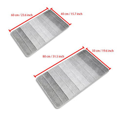 Soft Bath Mat Non Slip Bathroom Rug Quick Dry Machine Washable
