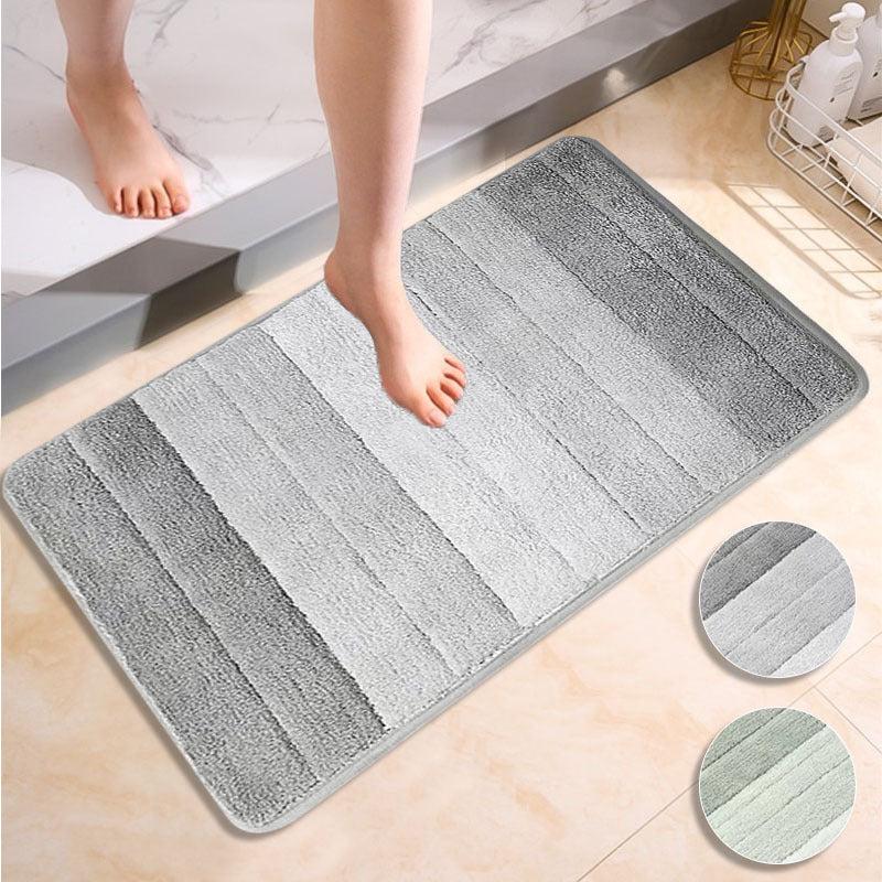 Soft Bath Mat Non Slip Bathroom Rug Quick Dry Machine Washable