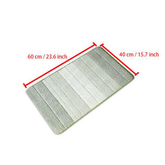 Soft Bath Mat Non Slip Bathroom Rug Quick Dry Machine Washable