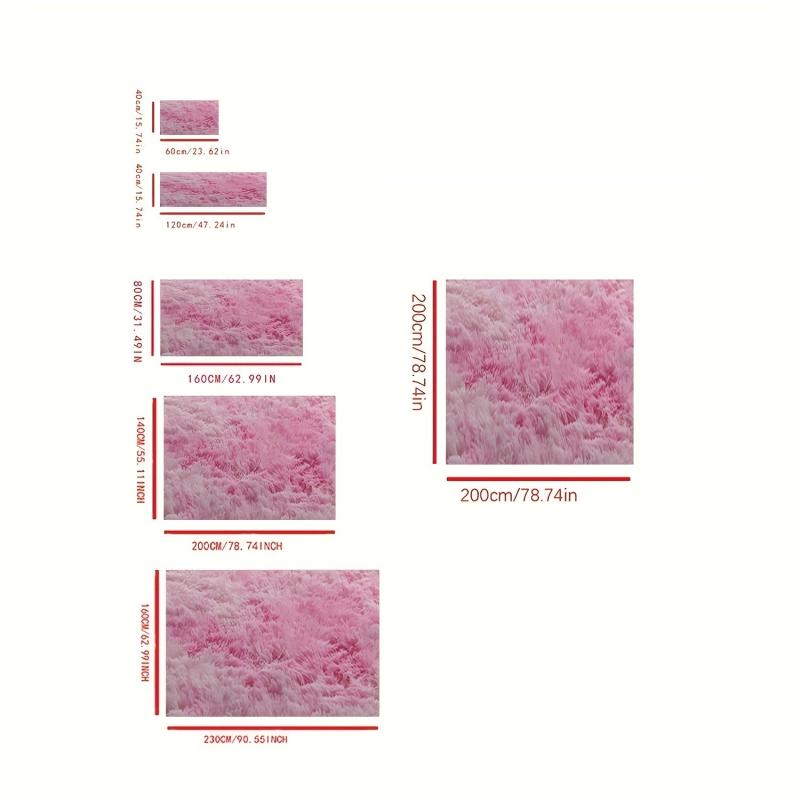 Soft Fluffy Rugs For Girls Bedroom - Large Fuzzy Shag Area Rug