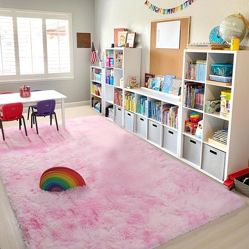 Soft Fluffy Rugs For Girls Bedroom - Large Fuzzy Shag Area Rug