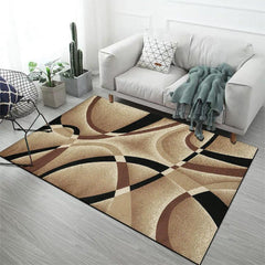 Abstract Art Pattern Rug Modern Style Floor Mat for Home Decoration