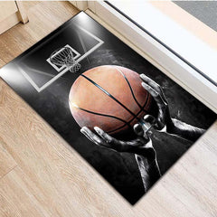 Basketball Dream Art Print Rug Non-slip Floor Mat
