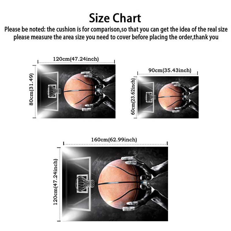 Basketball Dream Art Print Rug Non-slip Floor Mat