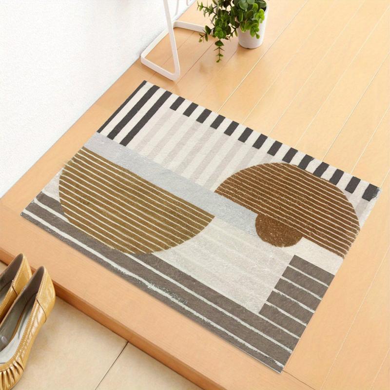 Geometric Bedroom Rug Non-Slip Floor Mat Living Room Area Rug