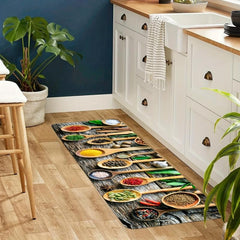 Soft Thickened Kitchen Floor Mat Spoon Non-slip Waterproof Doormat