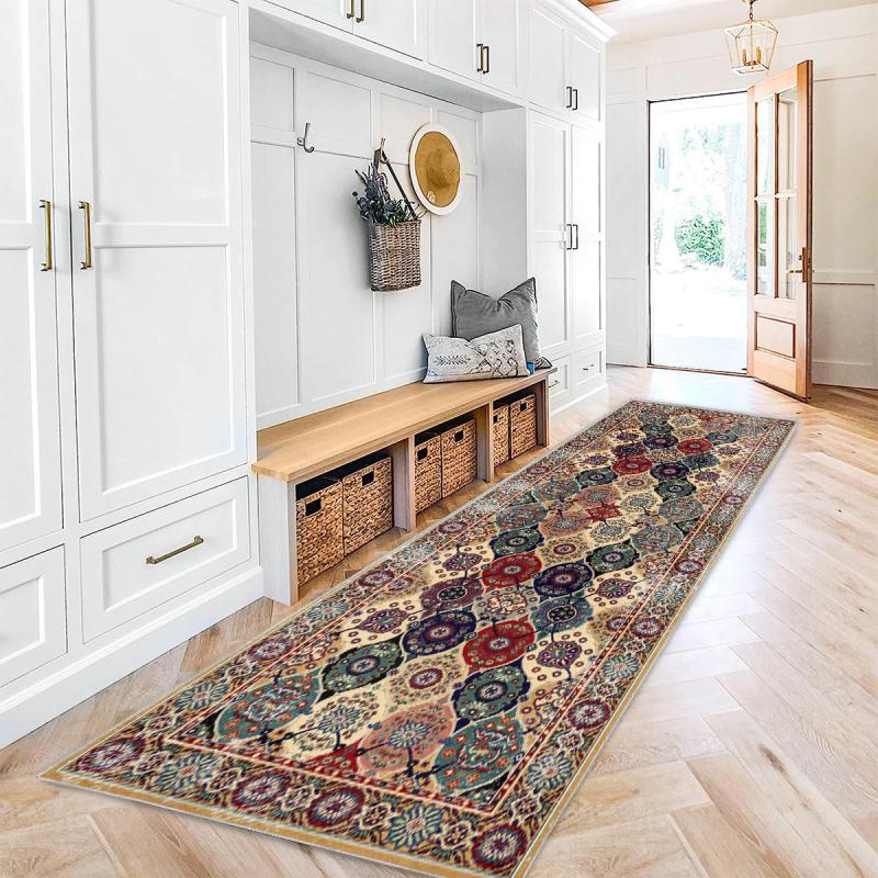 Vintage Persian Hallway Runner Rug Washable Non Slip Kitchen Rug