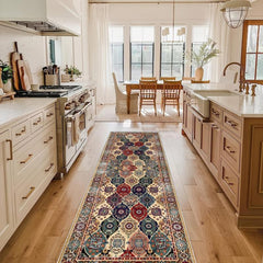Vintage Persian Hallway Runner Rug Washable Non Slip Kitchen Rug