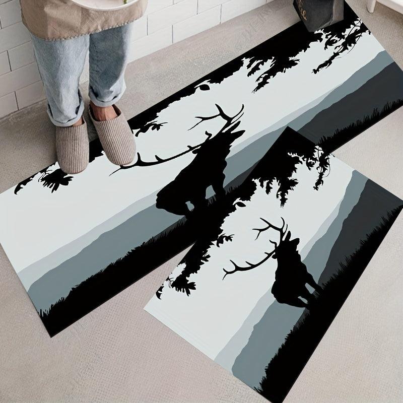 Soft Memory Foam Floor Mat Living Room Decor Carpet Machine Washable