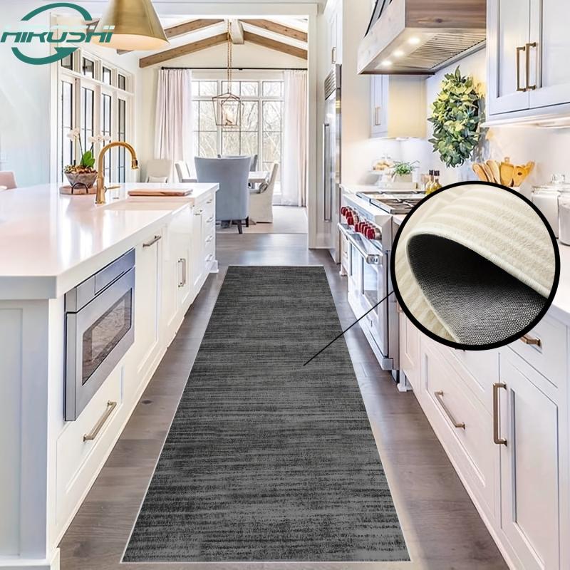 Soft Fluffy Absorbent Rug Runner Non Slip Hallway Faux Wool Rug