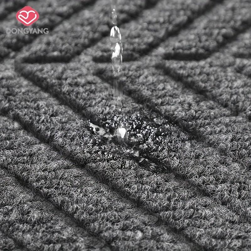 Heavy Duty Indoor Doormat Low Pile Entryway Rug Door Mats Non Slip Rubber