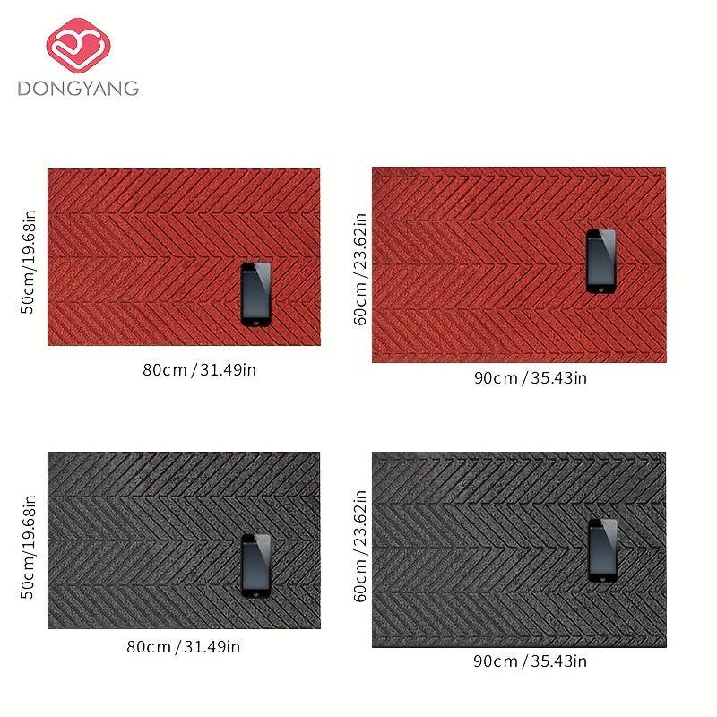 Heavy Duty Indoor Doormat Low Pile Entryway Rug Door Mats Non Slip Rubber