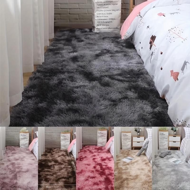 Soft Plush Shaggy Area Rugs Fluffy Floor Carpet Bedroom Living Room Bedside Rugs