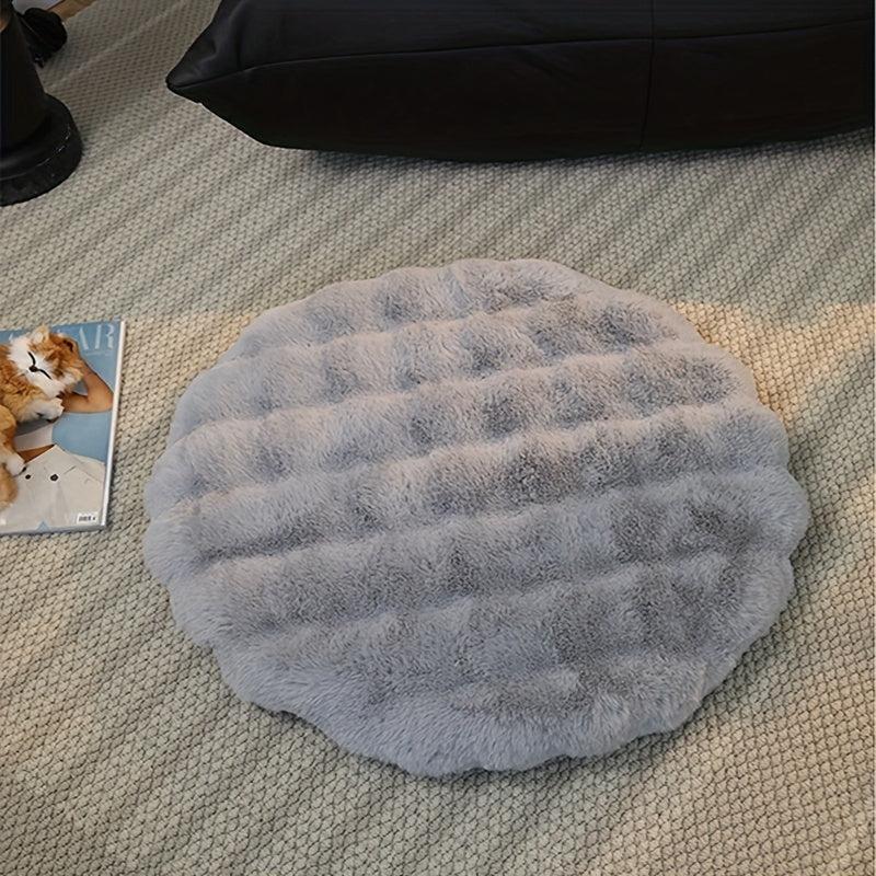 Soft Fuzzy Round Rug Fluffy Area Rug Christmas Plush Shaggy Carpet