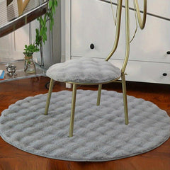 Soft Fuzzy Round Rug Fluffy Area Rug Christmas Plush Shaggy Carpet
