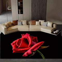 Large Modern Flower Area Rugs Floral Carpet Easy to Maintain