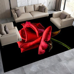 Large Modern Flower Area Rugs Floral Carpet Easy to Maintain