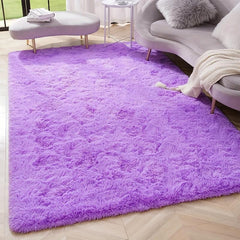 Soft Fluffy Area Rug Large Living Room Bedroom Carpet