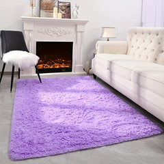 Soft Fluffy Area Rug Large Living Room Bedroom Carpet